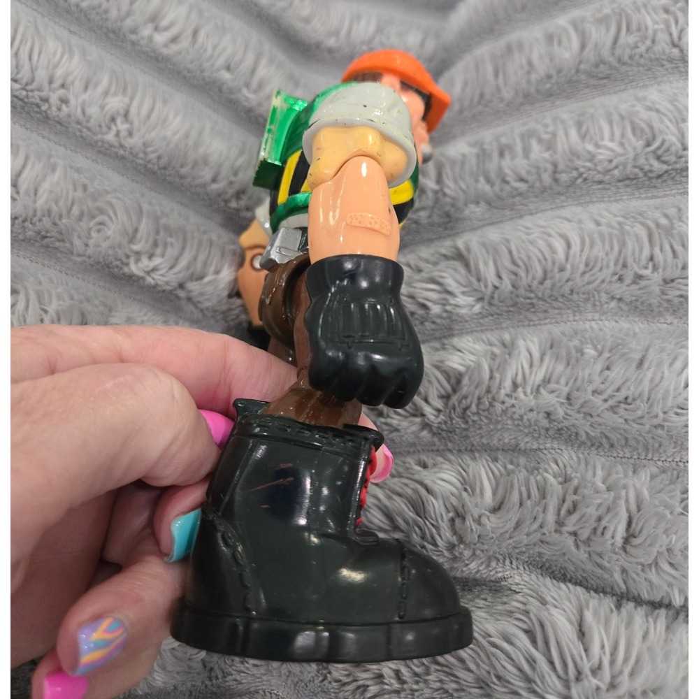 Fisher-Price Rescue Heroes Jack Hammer Construction Action Figure Vintage 1998 - Picture 4 of 8